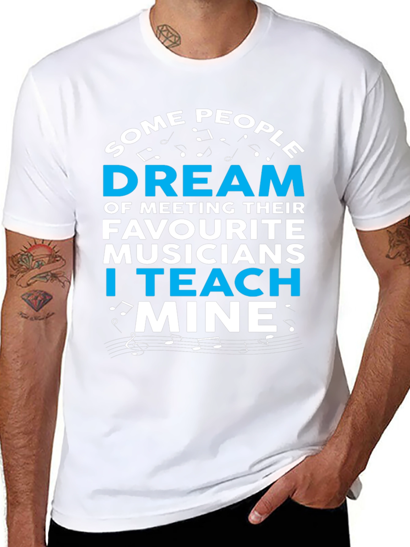 Musician Teacher T-Shirt - Music Lover Gift