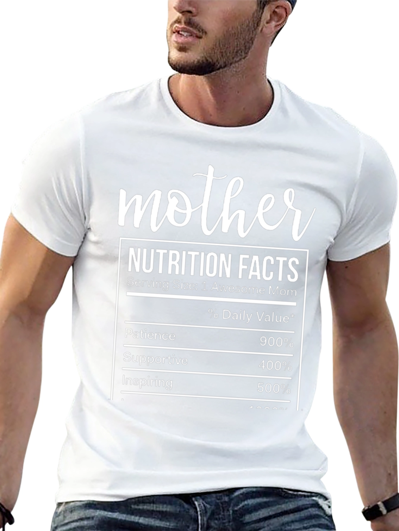 Mother Nutrition Facts Graphic T-Shirt