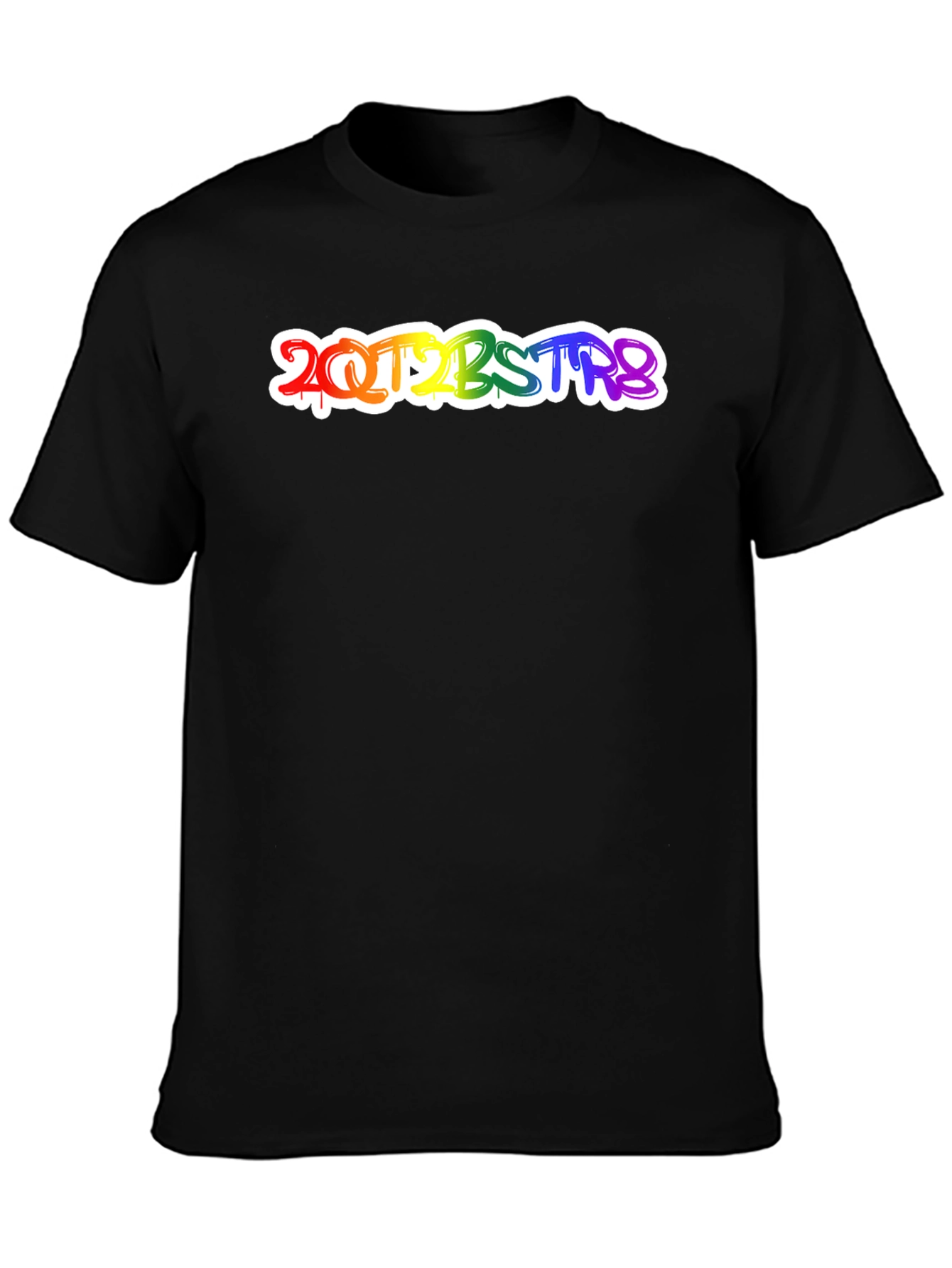 2QT2BSTR8 Rainbow Graphic T-Shirt