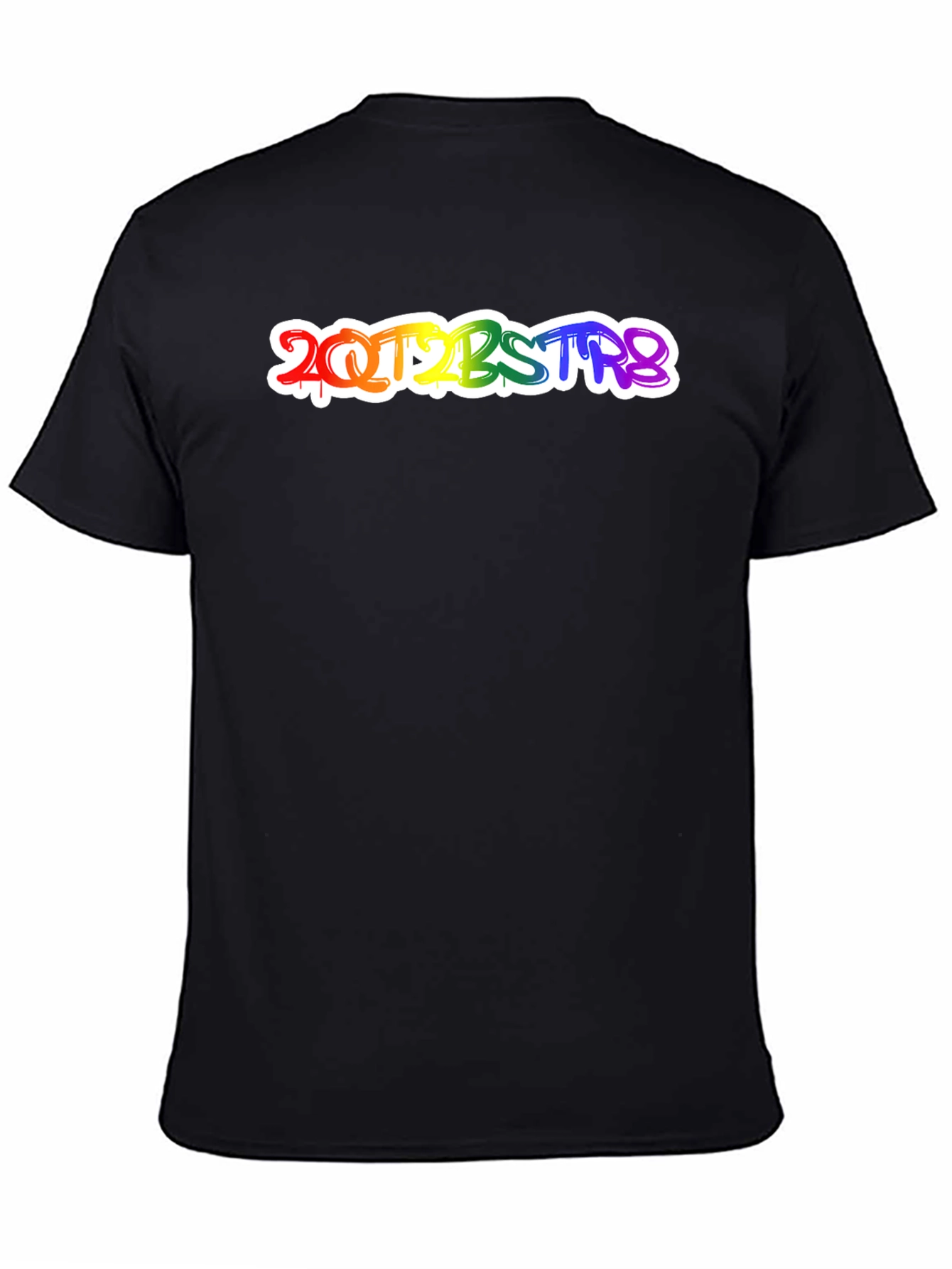 2QT2BSTR8 Rainbow Graphic T-Shirt