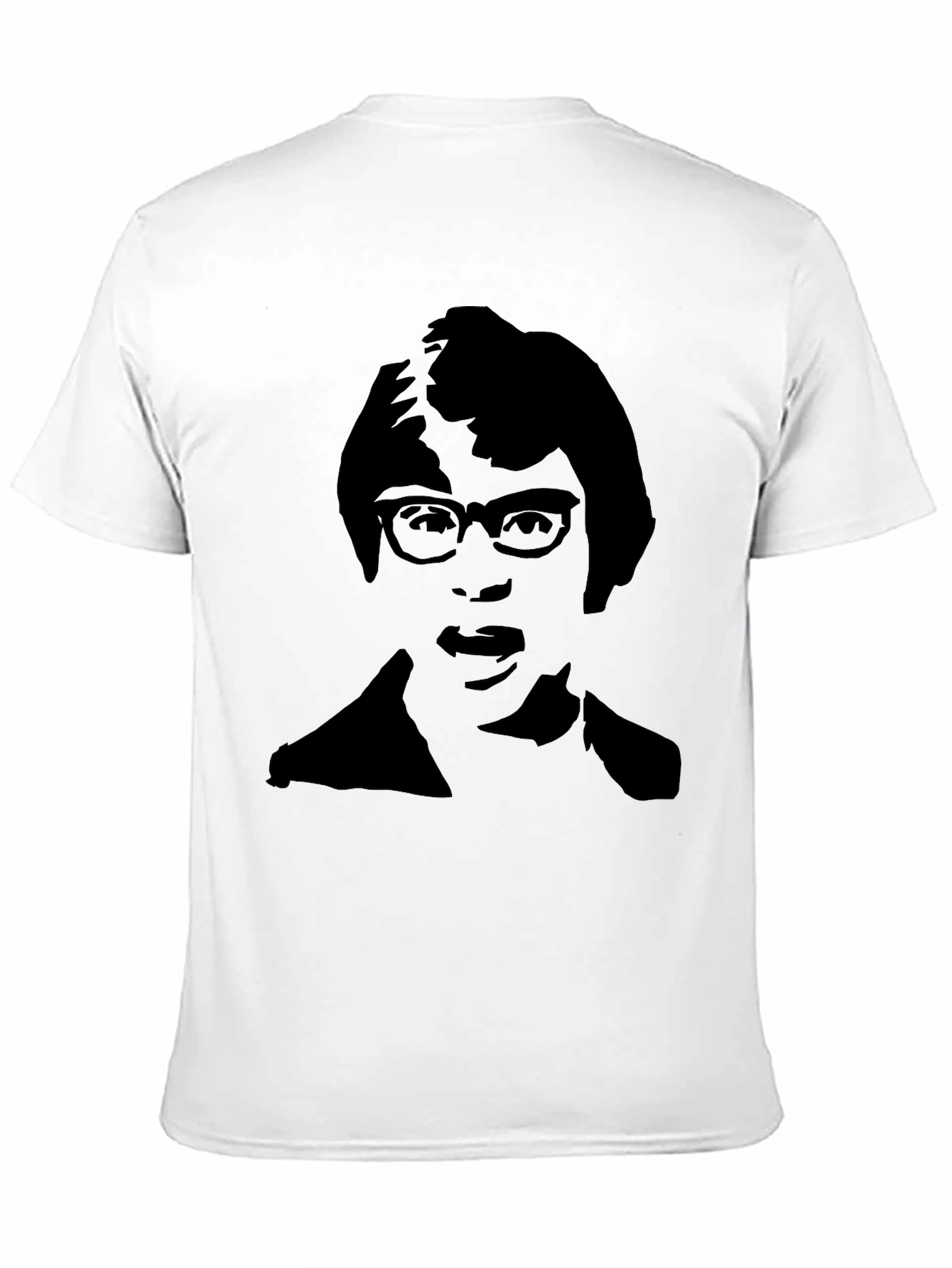 Black Austin Powers Silhouette Graphic Tee