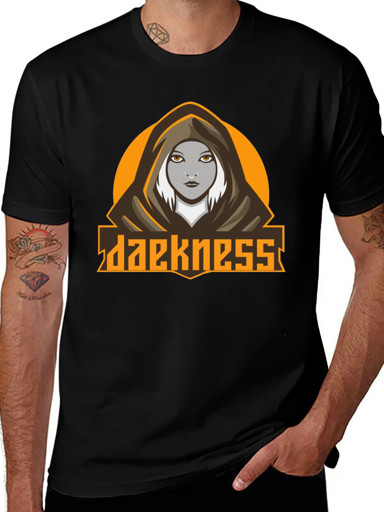 Darkness Graphic T-Shirt - Stylish Mens Tee
