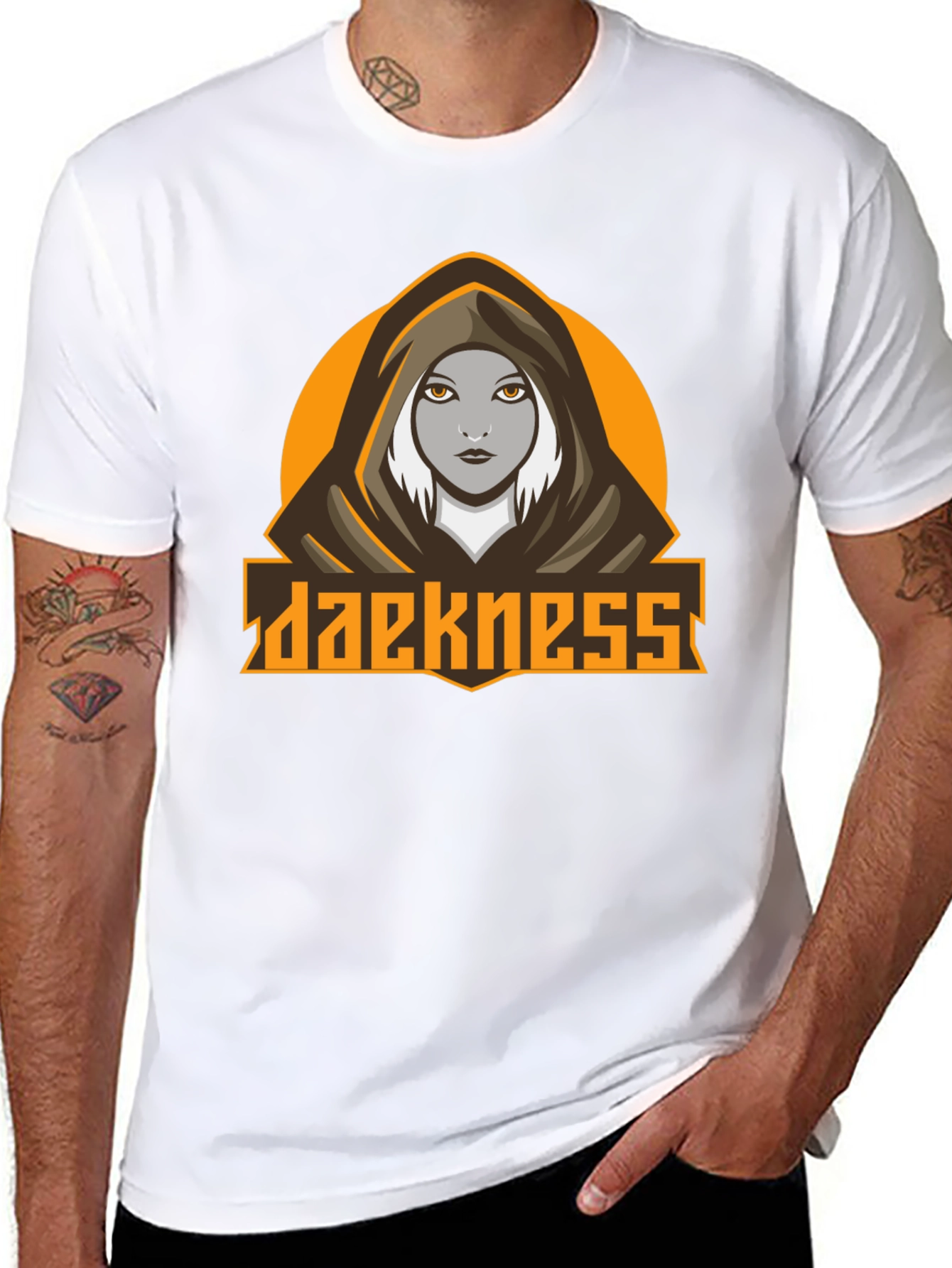 Darkness Graphic T-Shirt - Stylish Mens Tee