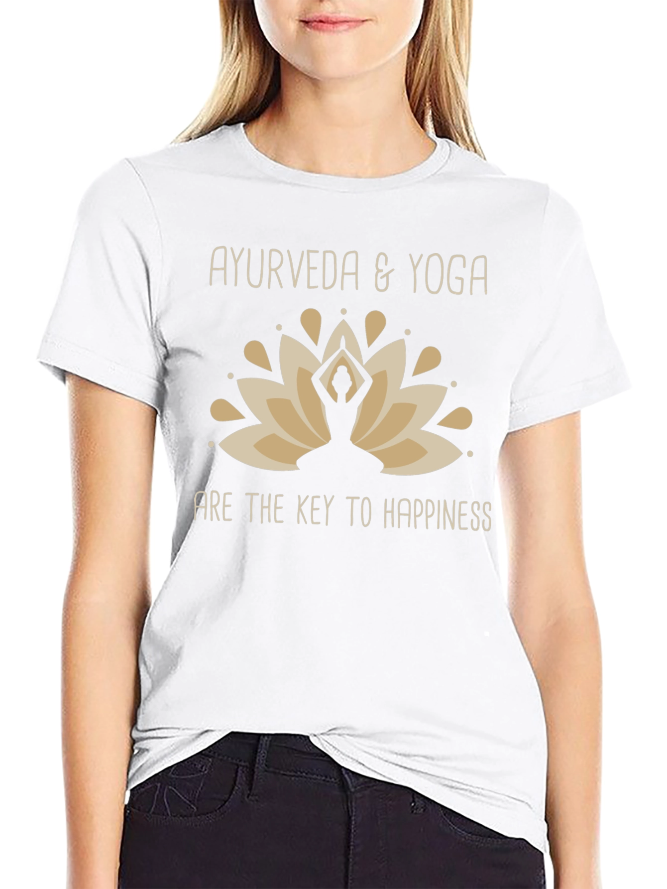 Ayurveda & Yoga Happiness Graphic Tee
