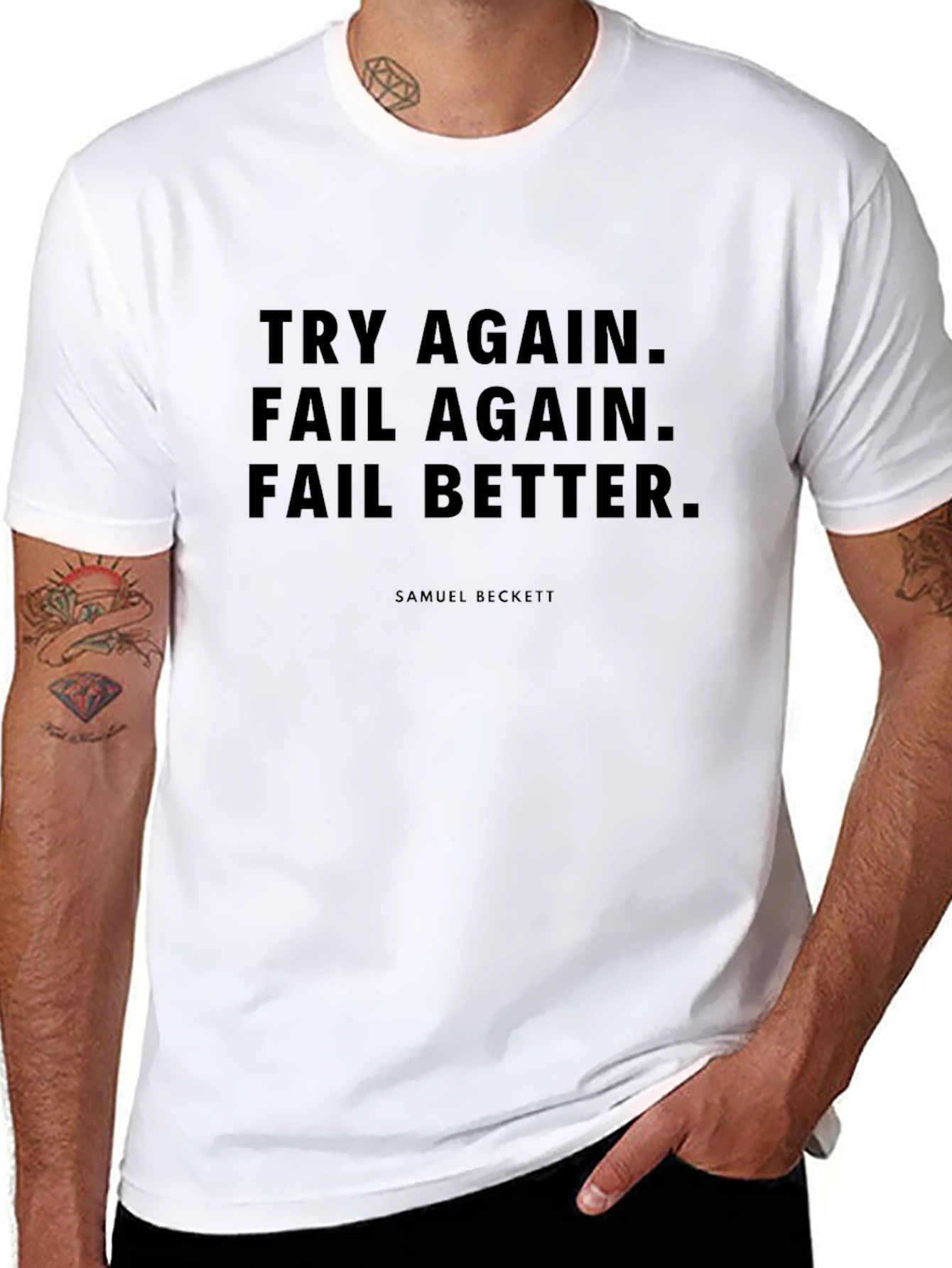 Inspirational Beckett T-Shirt: Try Fail Better