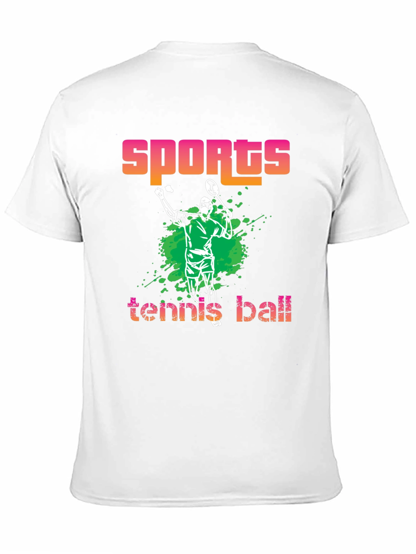 Sports Tennis Ball Graphic T-Shirt