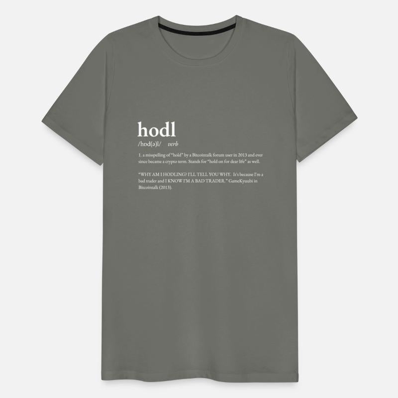 Hodl Crypto Trading Definition Classic T Shirt