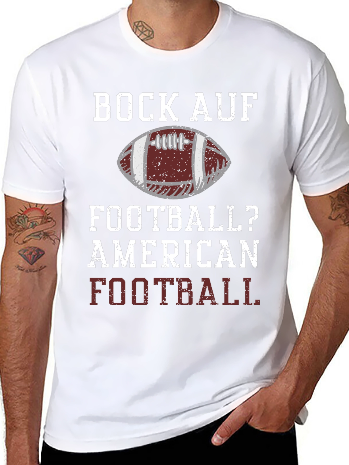 Bock Auf Football Graphic T-Shirt
