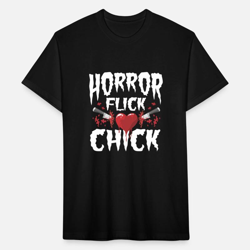 Horror Flick Chick Scary Films Lover Halloween Fan