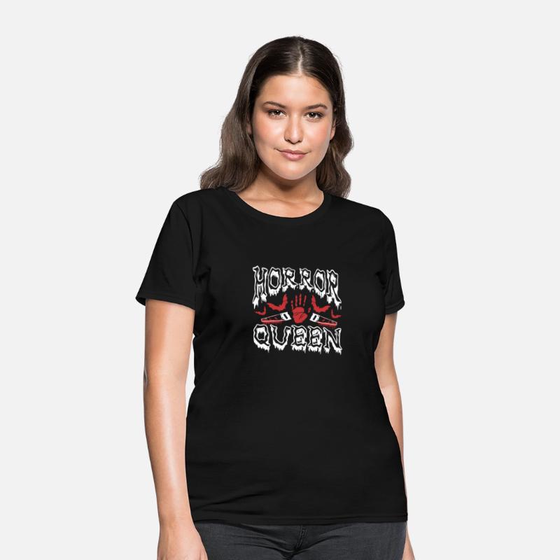 Horror Queen Scary Films Lover Halloween Fans