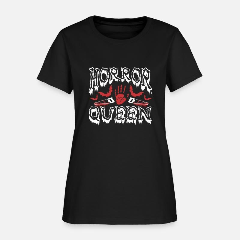 Horror Queen Scary Films Lover Halloween Fans