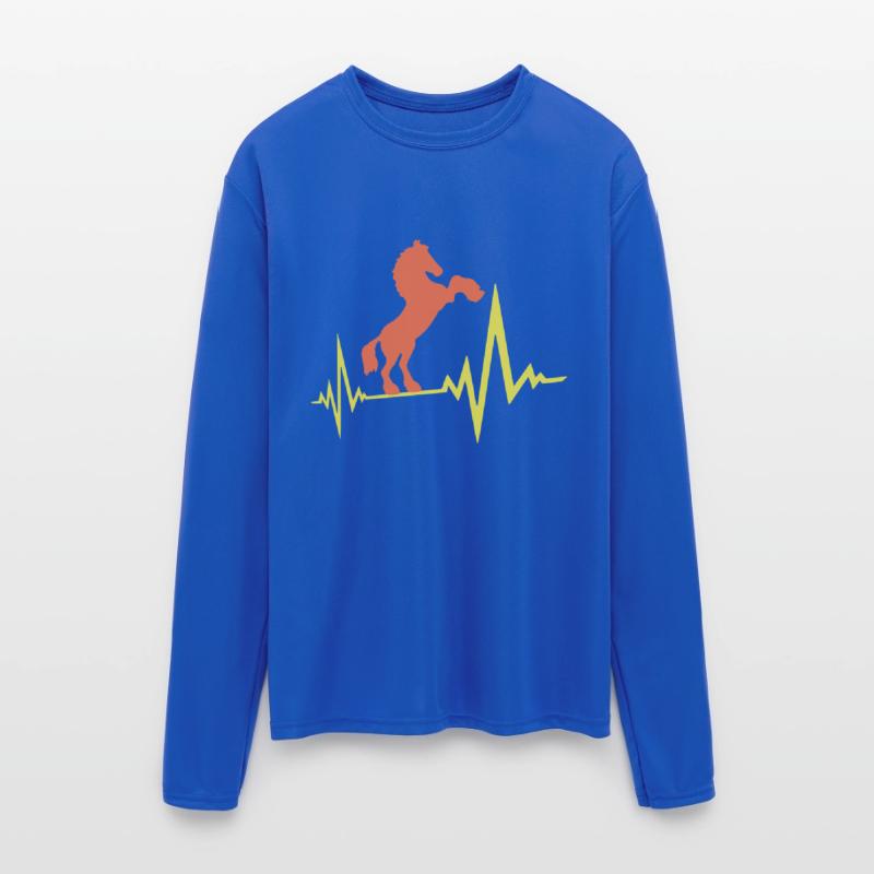 Horse Pulse Heartbeat Frequency ECG Line Cool Fun