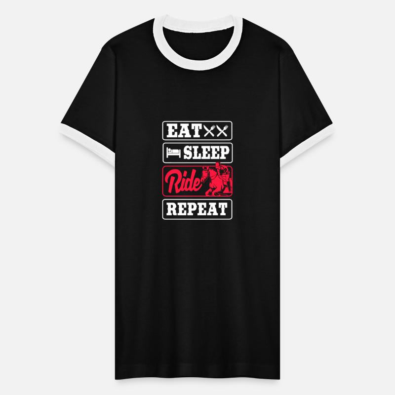 Horse Racing Jockey Eat Sleep Ride Horse Repeat