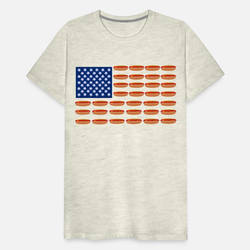 Hot Dog American Flag Patriotic