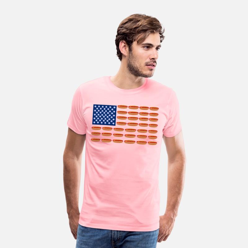 Hot Dog American Flag Patriotic