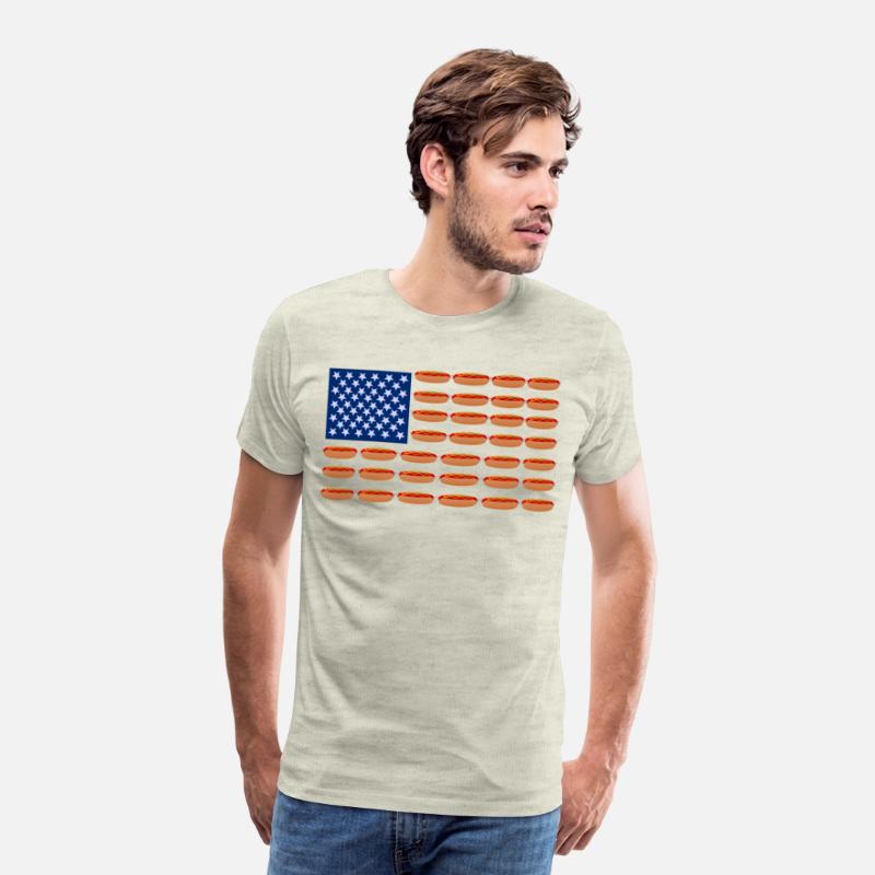 Hot Dog American Flag Patriotic