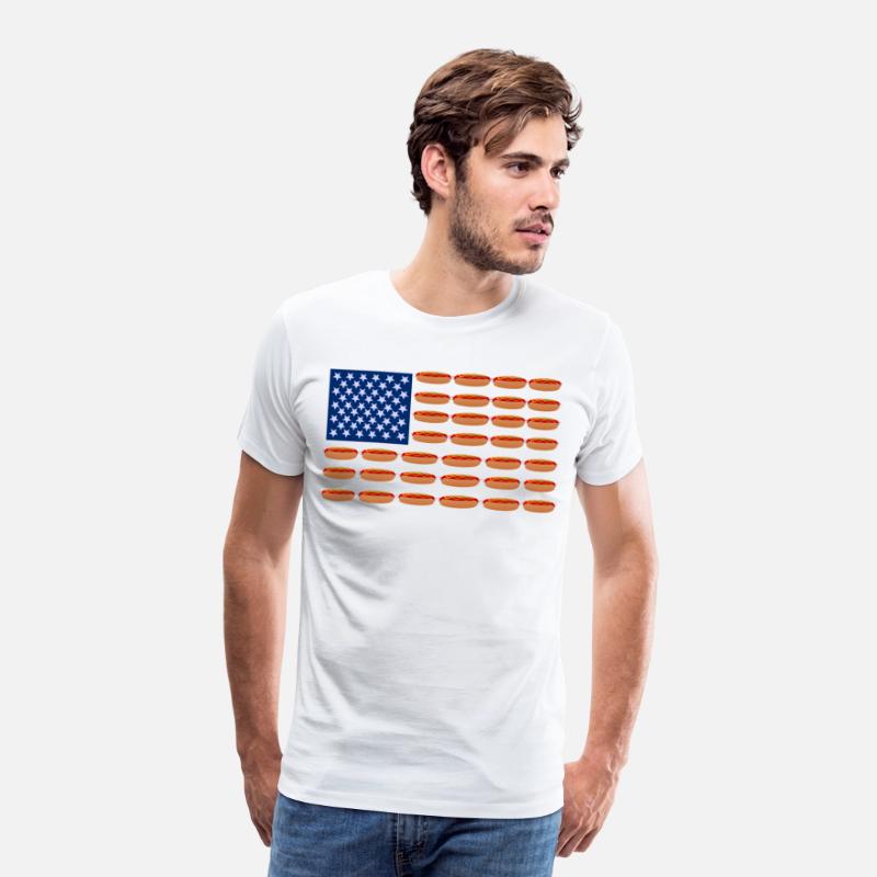 Hot Dog American Flag Patriotic