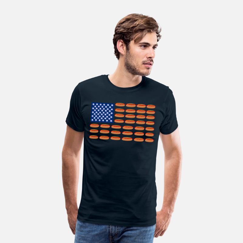 Hot Dog American Flag Patriotic