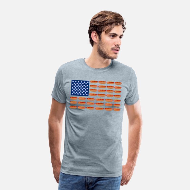 Hot Dog American Flag Patriotic