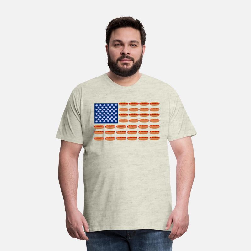 Hot Dog American Flag Patriotic