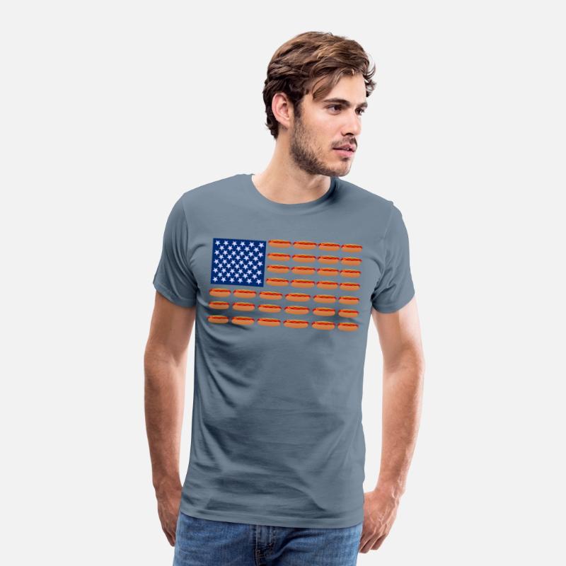 Hot Dog American Flag Patriotic