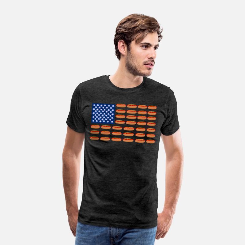 Hot Dog American Flag Patriotic