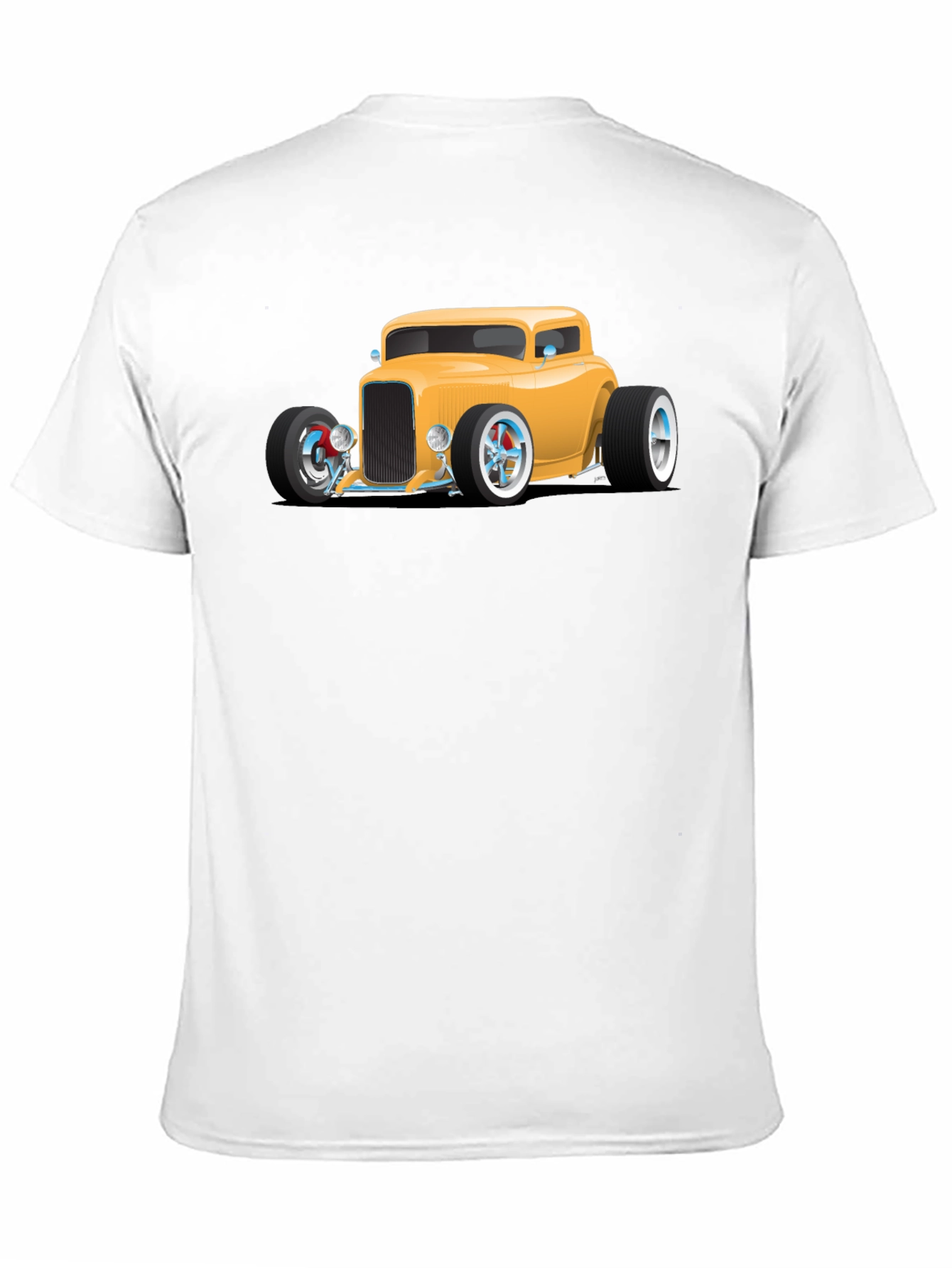Hot Rod Car Graphic Tee - Black
