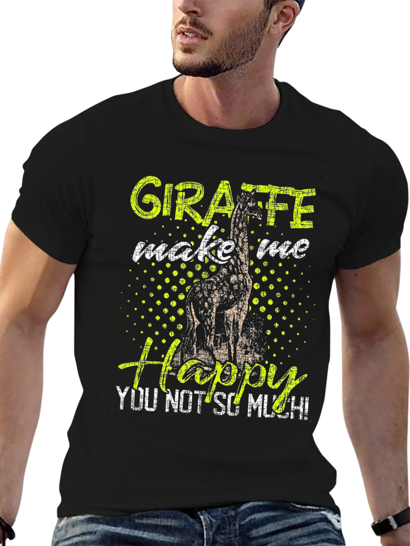 Giraffe Make Me Happy T-Shirt
