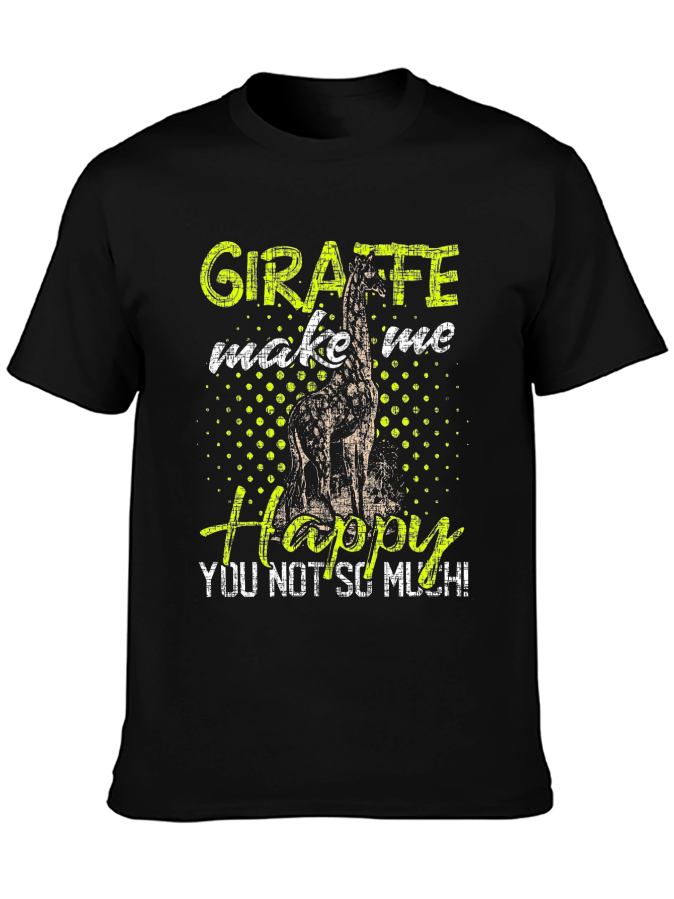 Giraffe Make Me Happy T-Shirt