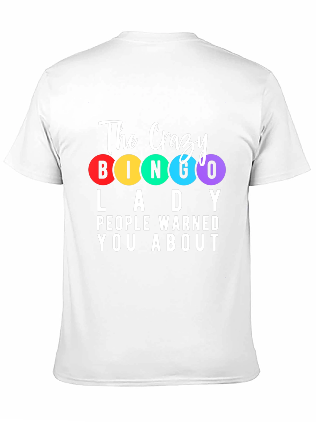 Crazy Bingo Lady T-Shirt - Fun Novelty Tee
