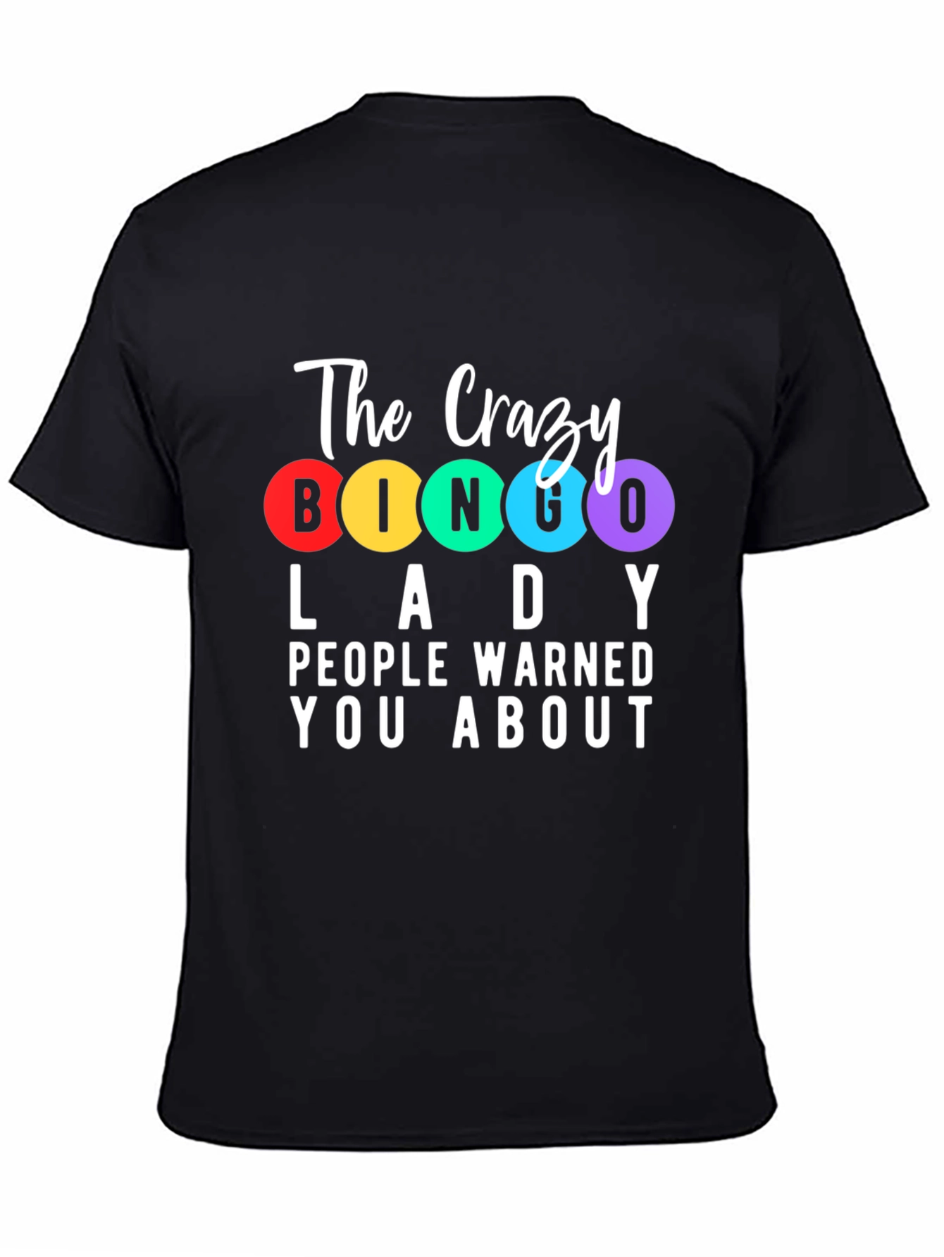 Crazy Bingo Lady T-Shirt - Fun Novelty Tee