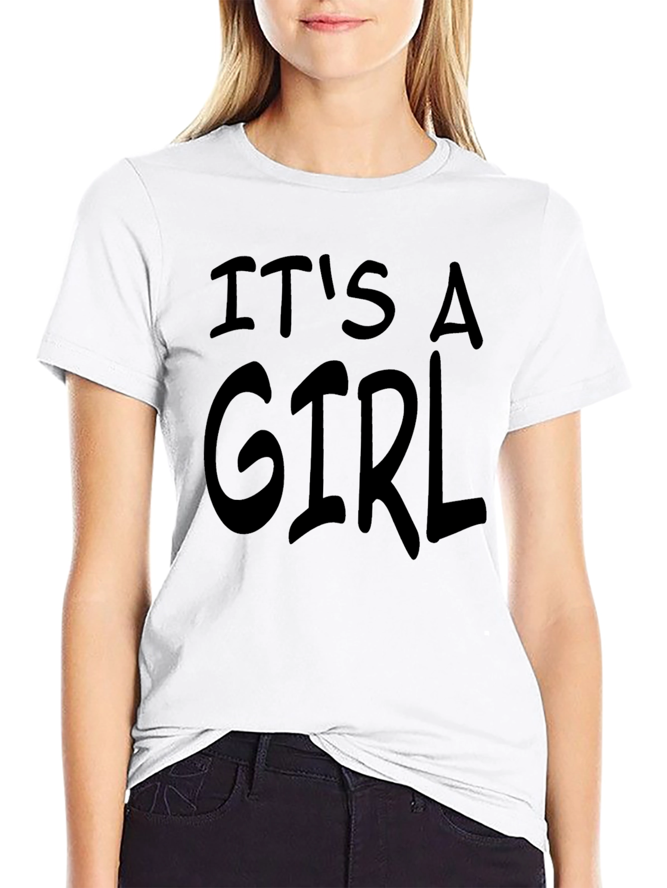 Its A Girl T-Shirt - Baby Shower Announcement Tee