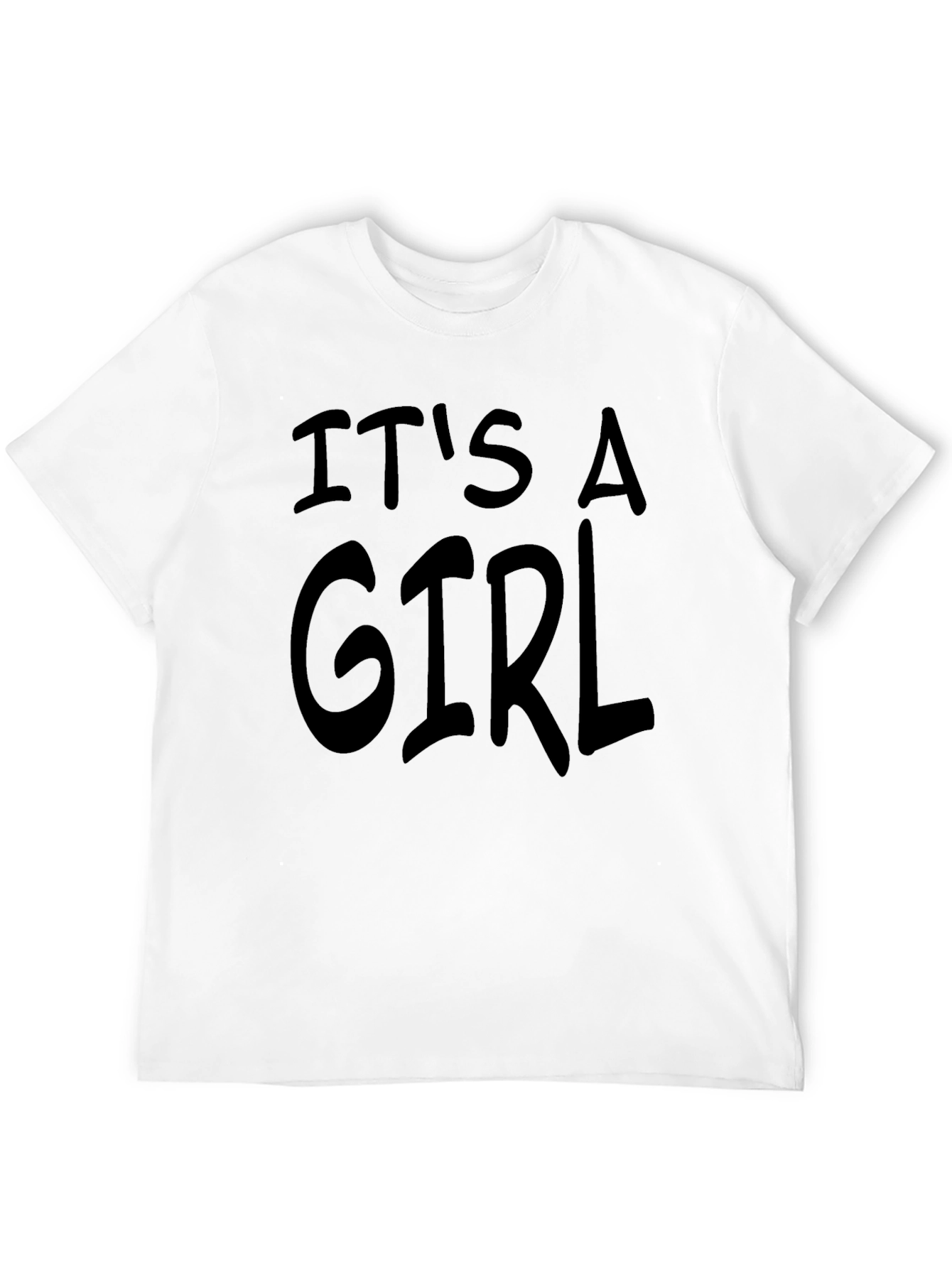 Its A Girl T-Shirt - Baby Shower Announcement Tee