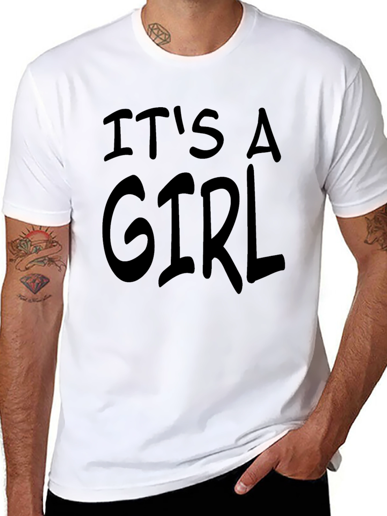 Its A Girl T-Shirt - Baby Shower Announcement Tee