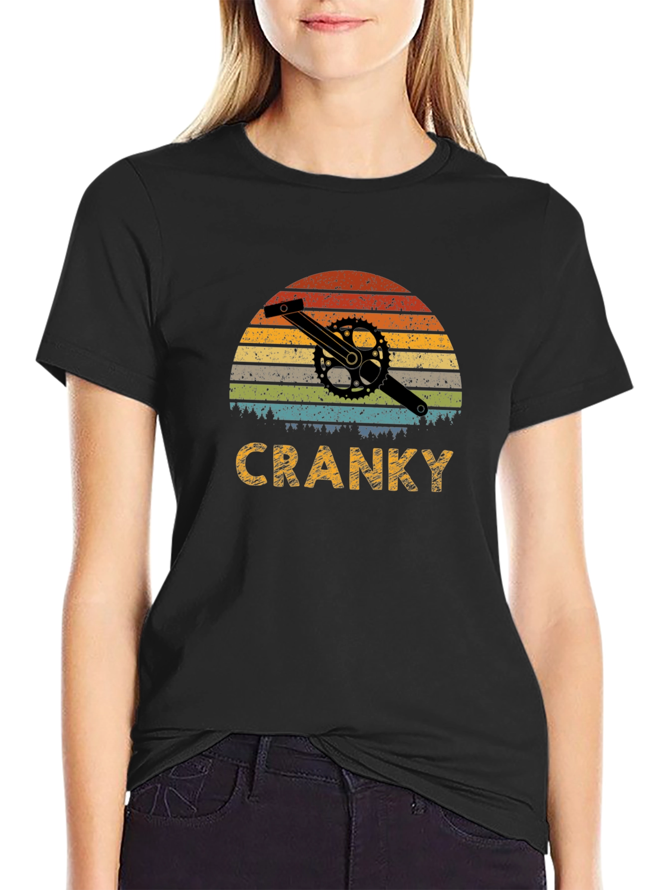 Cranky Retro Bike T-Shirt