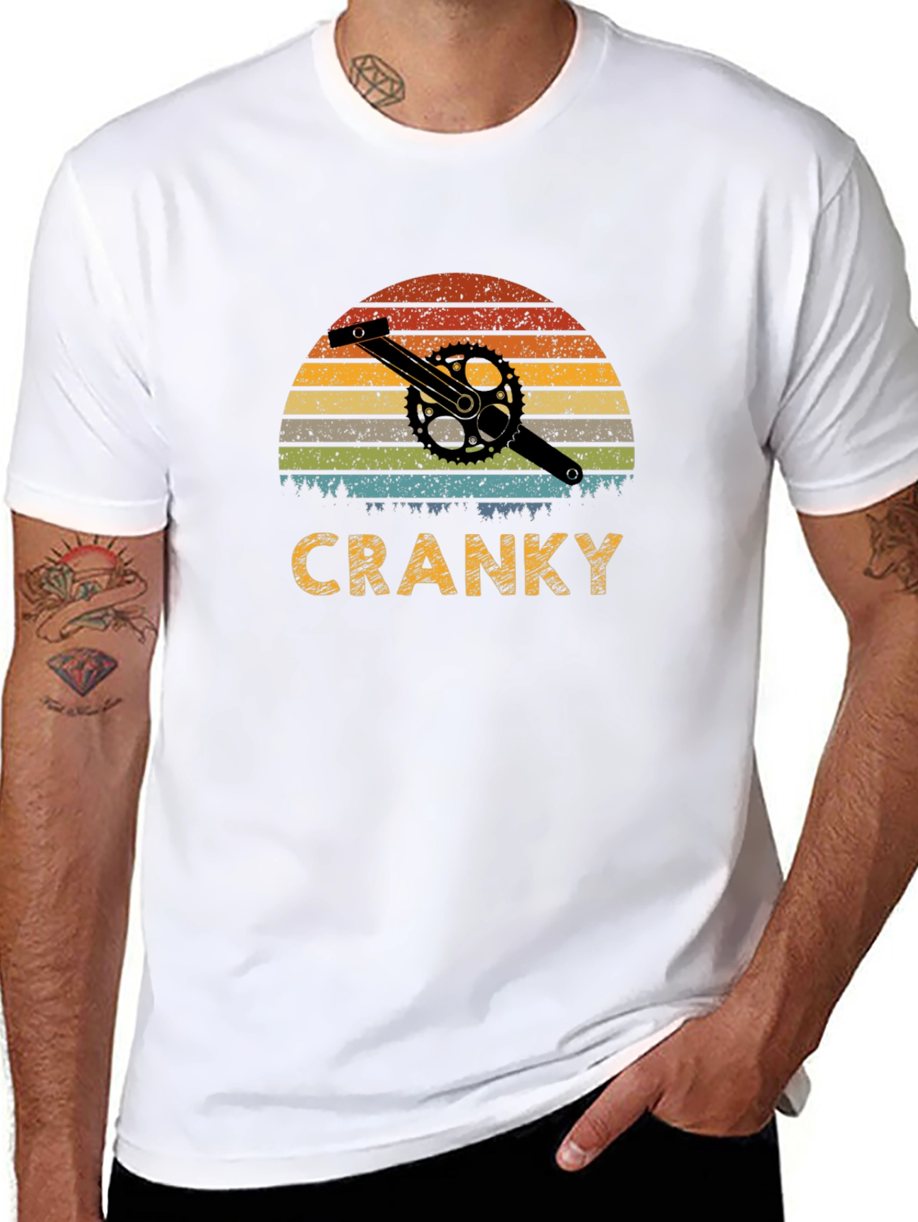 Cranky Retro Bike T-Shirt