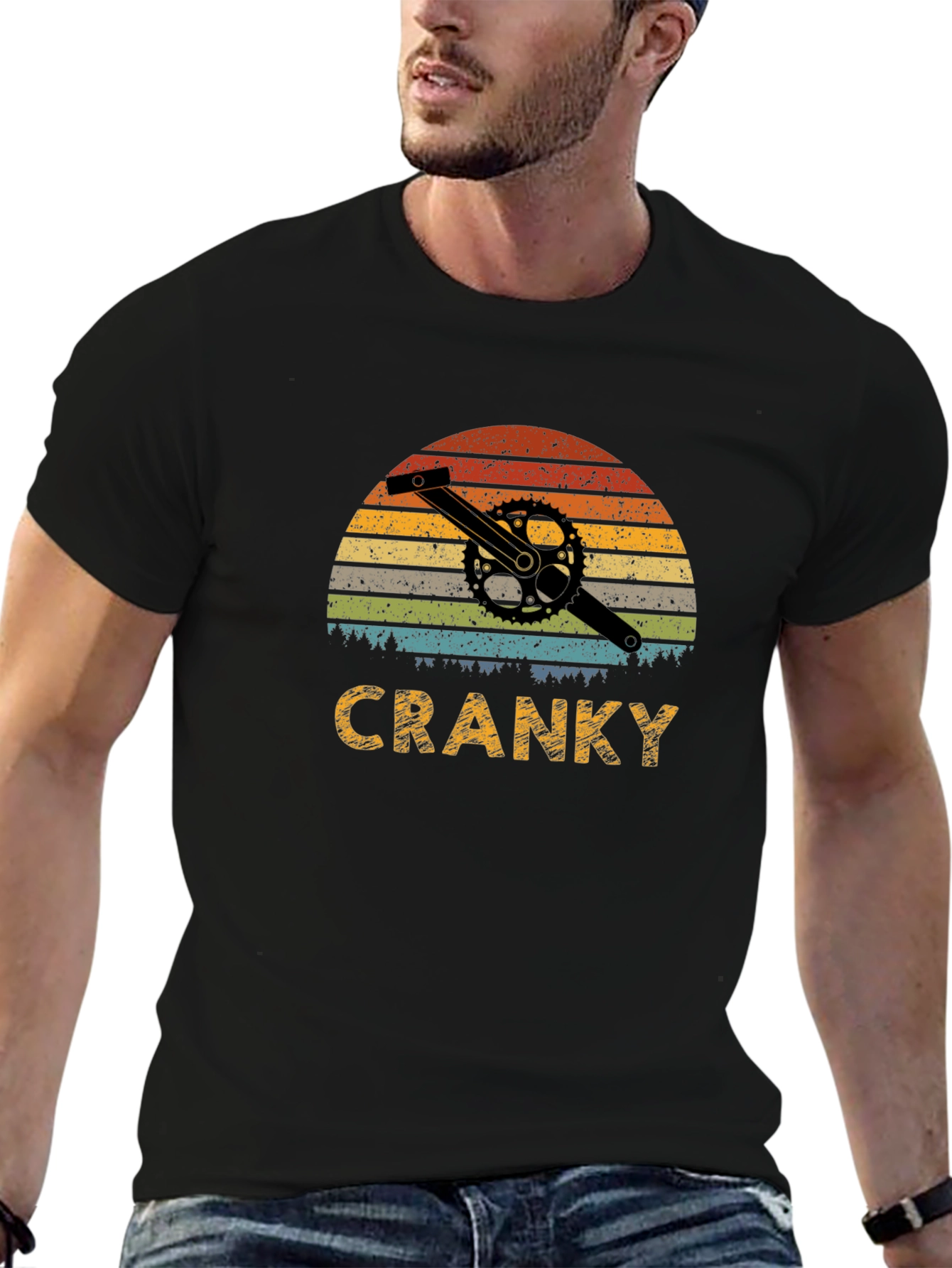 Cranky Retro Bike T-Shirt