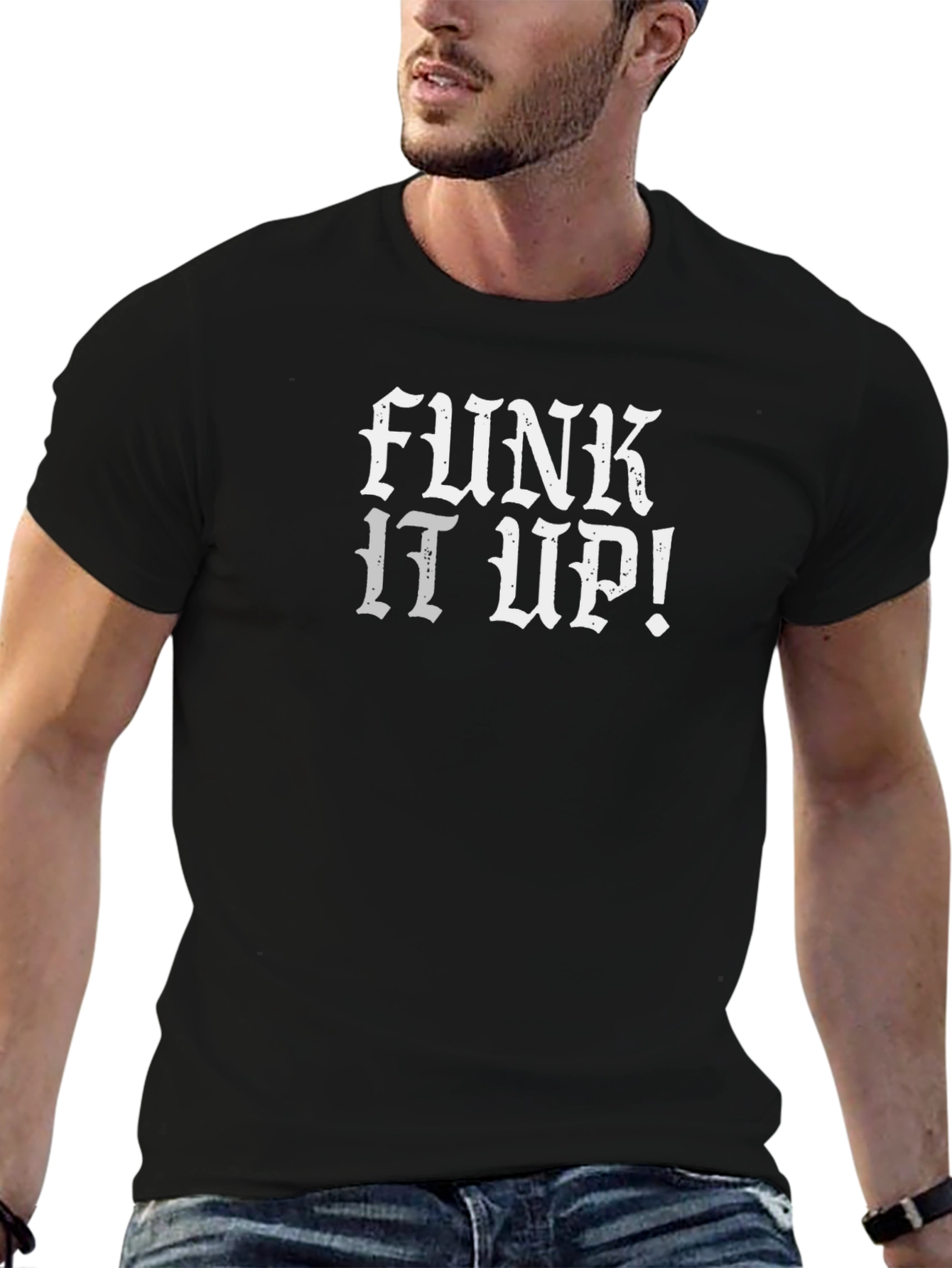Funk It Up! Graphic Tee - Bold Black T-Shirt