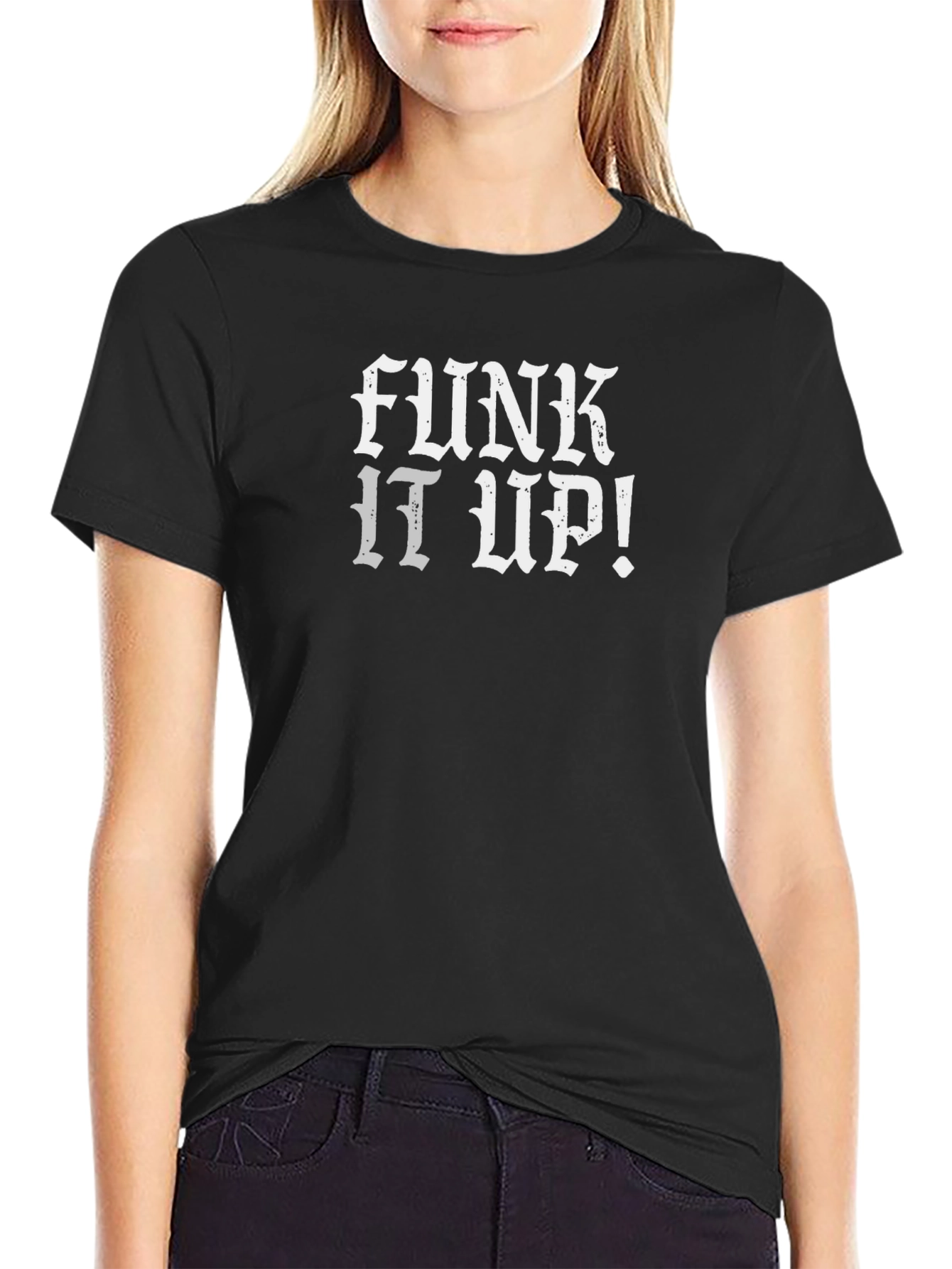 Funk It Up! Graphic Tee - Bold Black T-Shirt