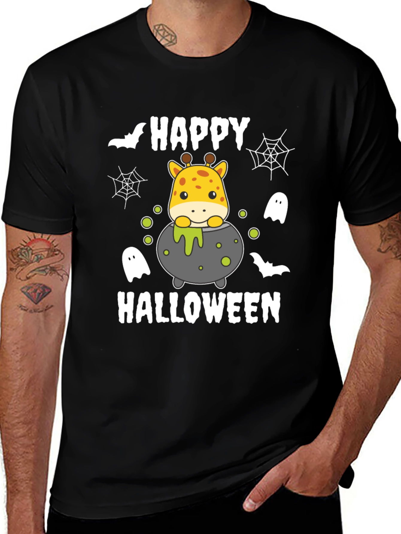 Happy Halloween Giraffe T-Shirt