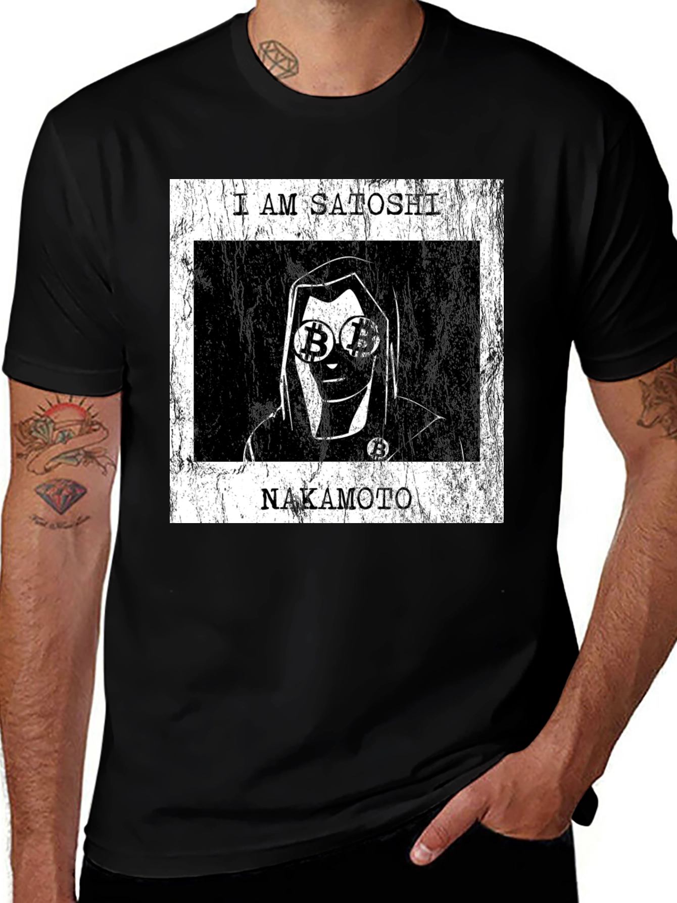 Satoshi Nakamoto Bitcoin Crypto T-Shirt
