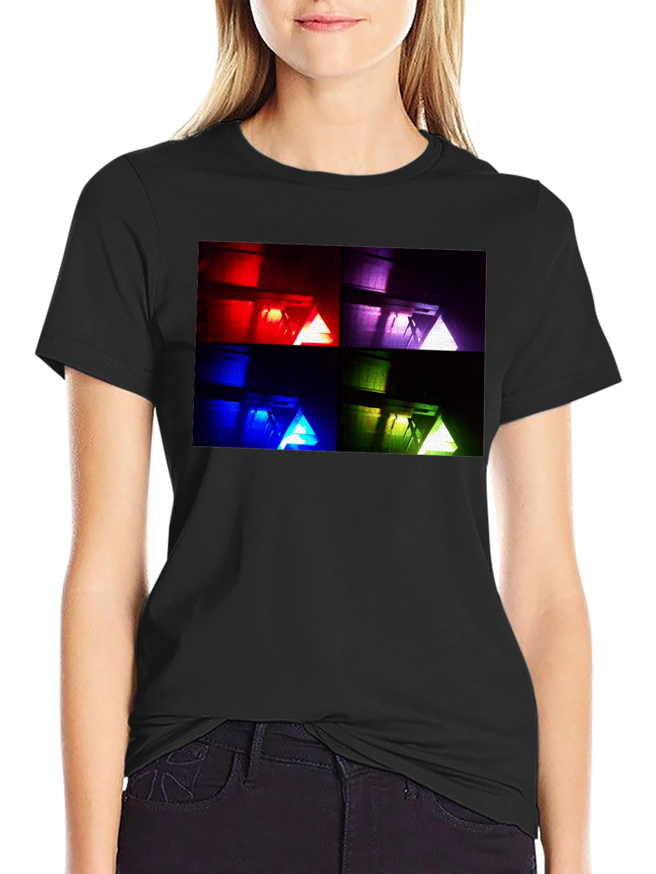 Prism Light Show Black T-Shirt