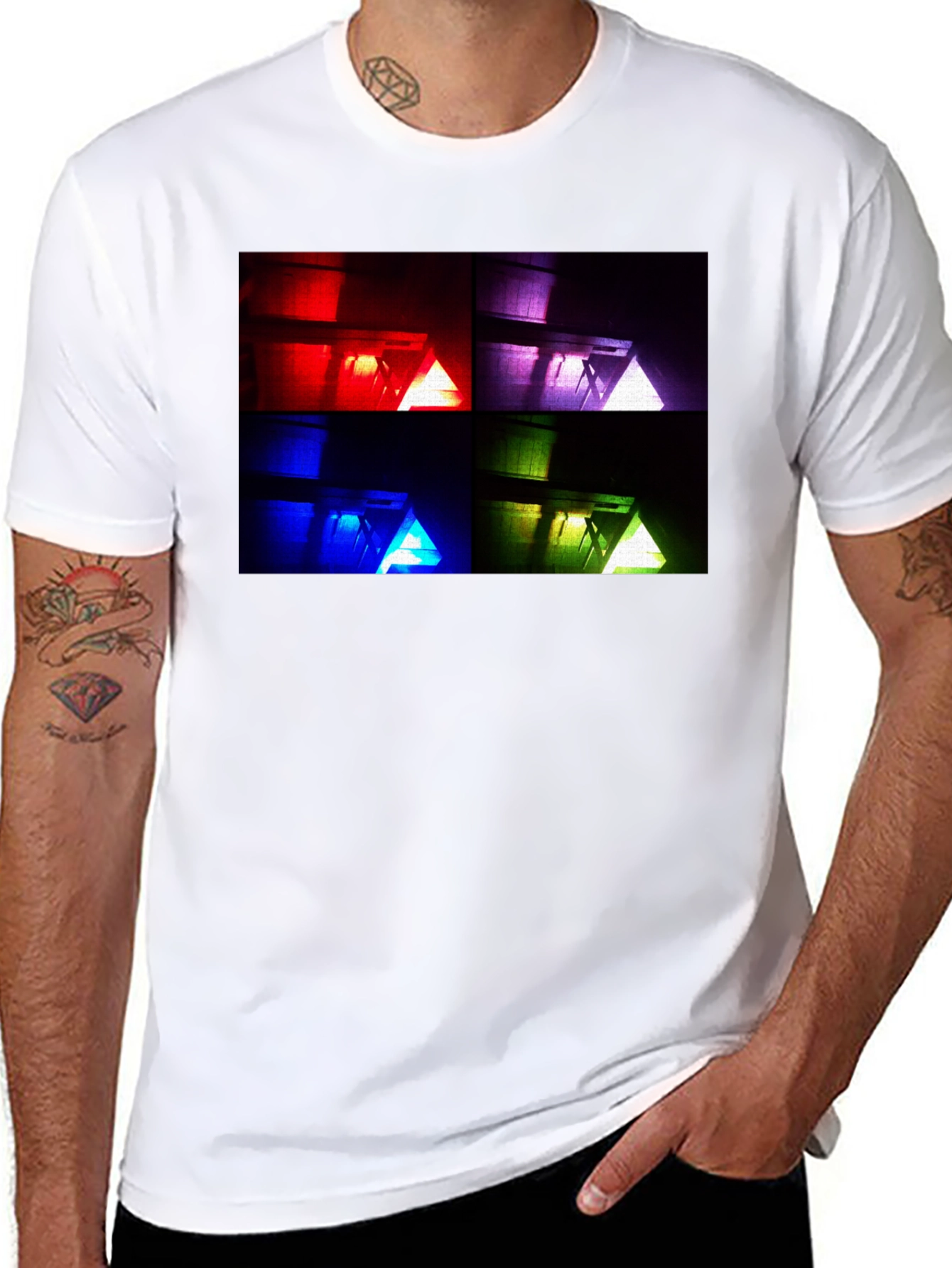 Prism Light Show Black T-Shirt