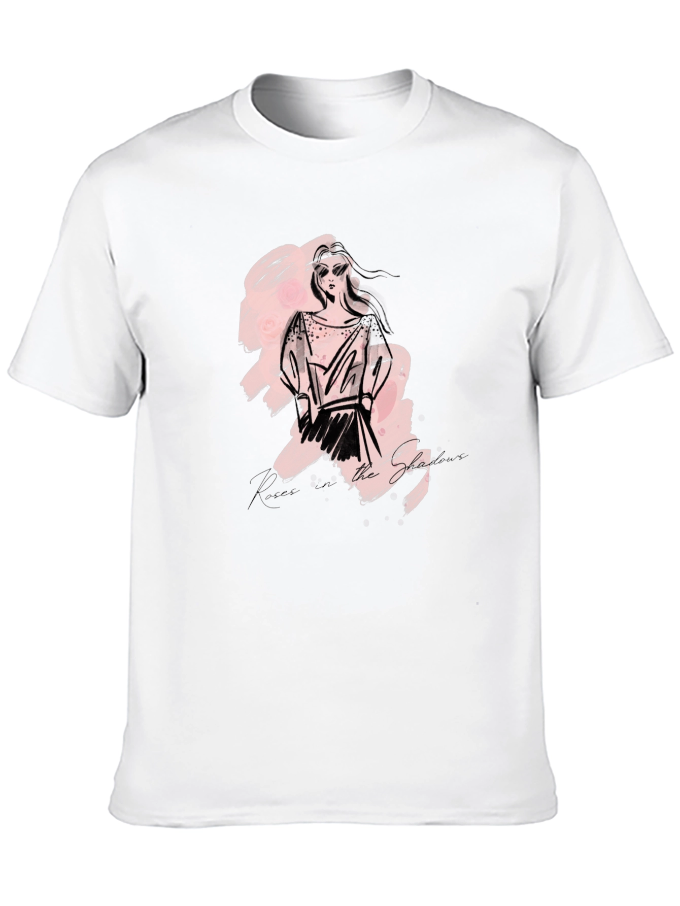 Sketch Fashion Graphic Tee - Modern Style