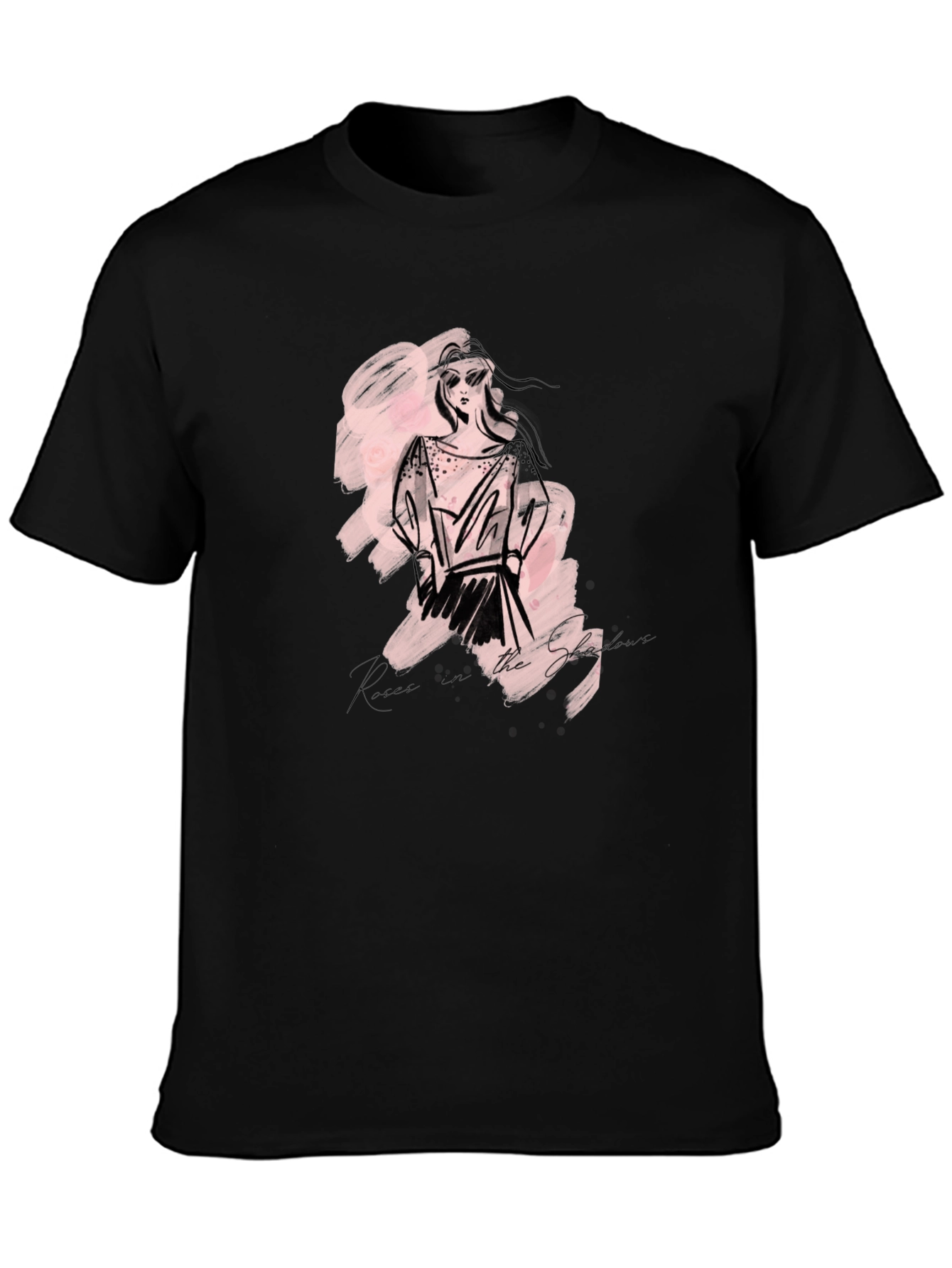 Sketch Fashion Graphic Tee - Modern Style