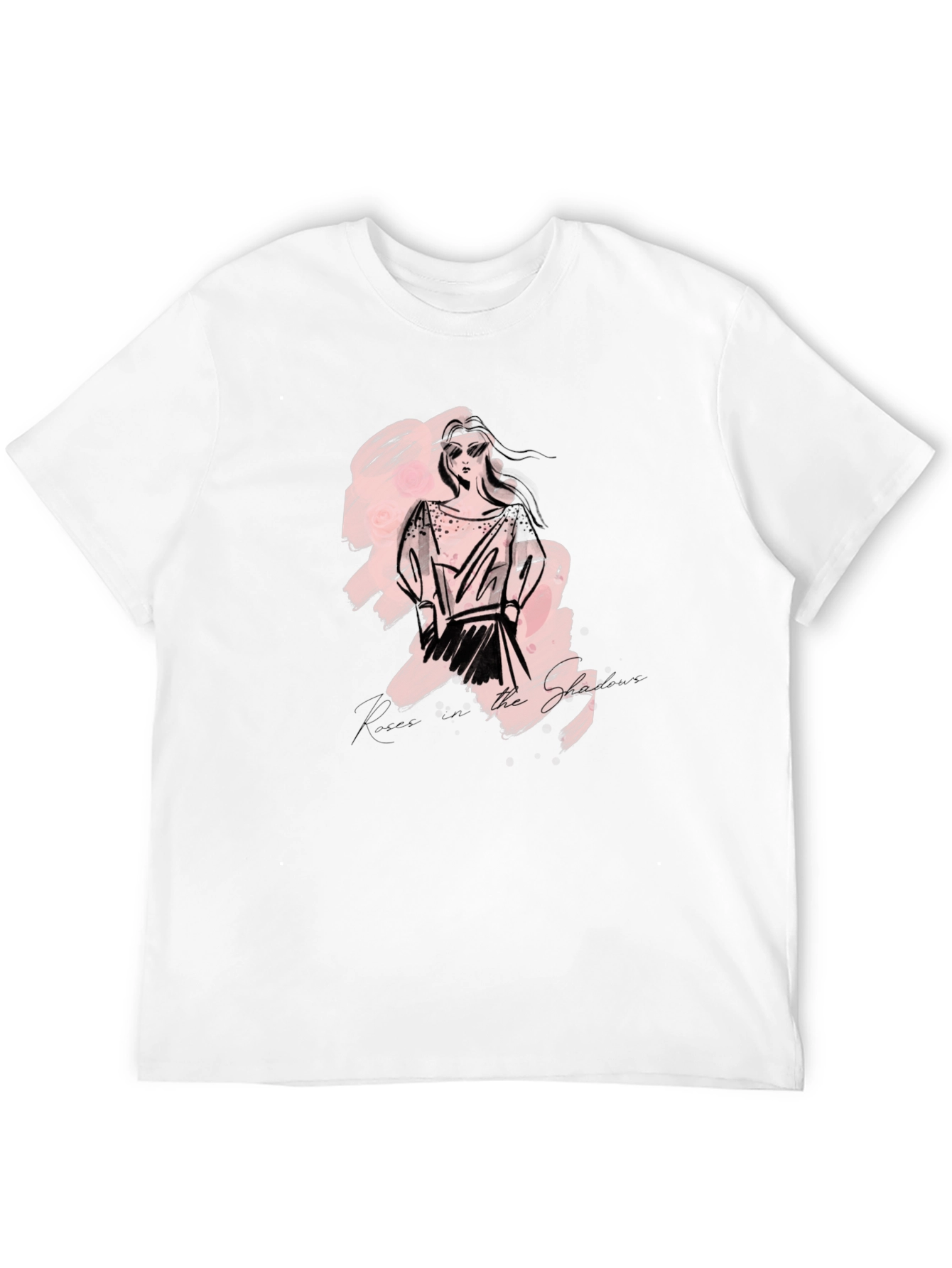Sketch Fashion Graphic Tee - Modern Style