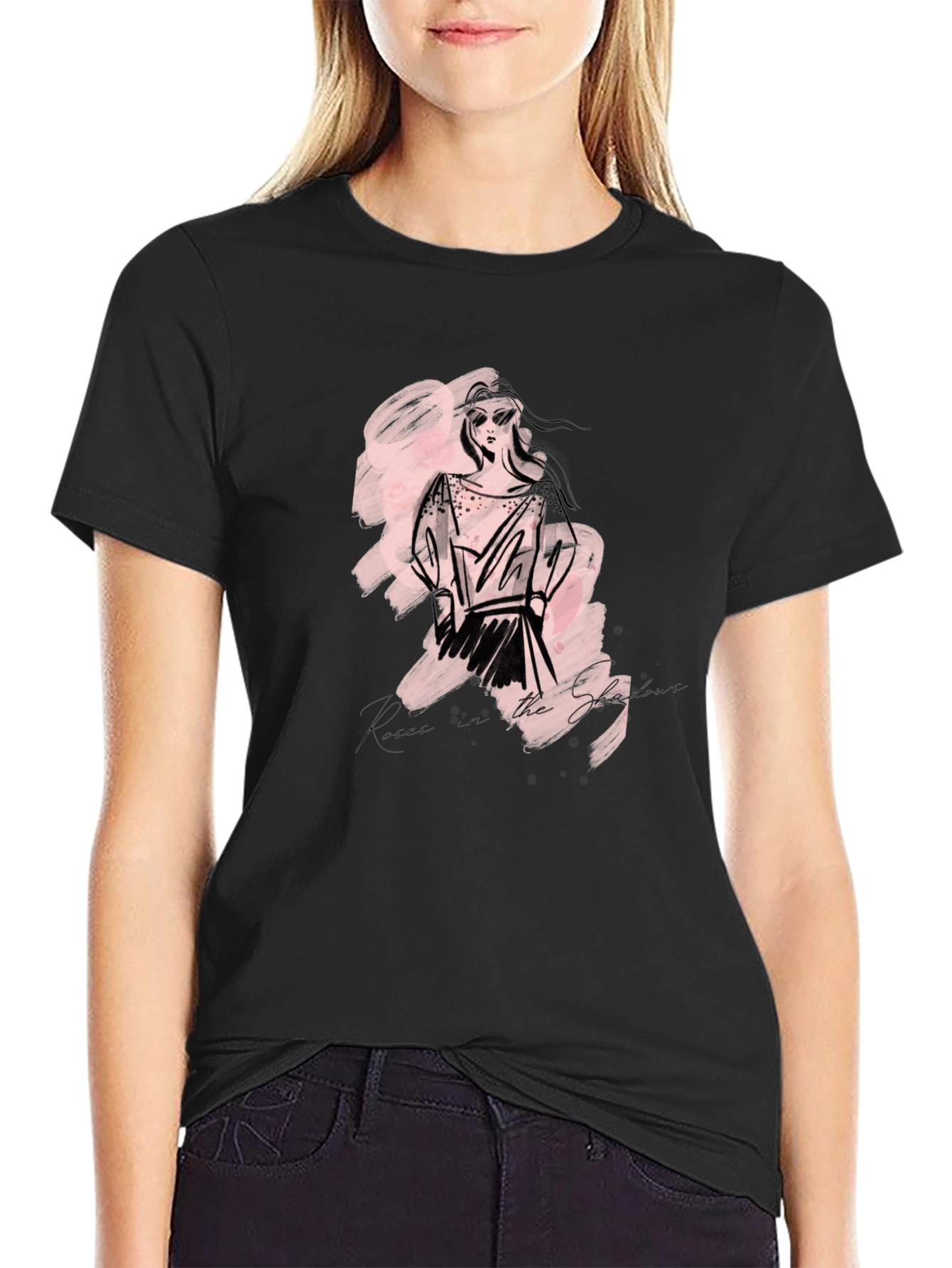 Sketch Fashion Graphic Tee - Modern Style