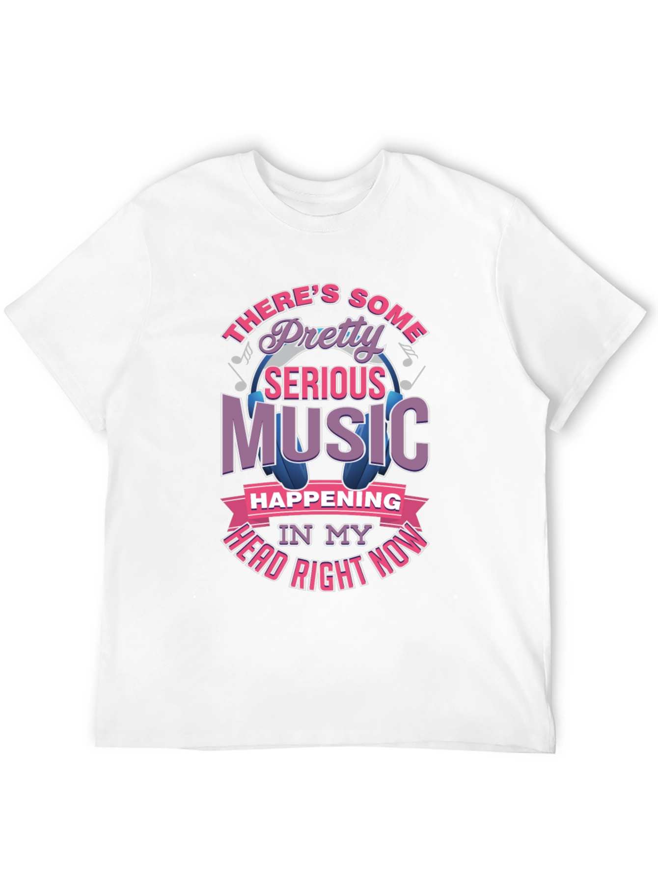 Music Head T-Shirt - Pretty Serious Sounds Tee