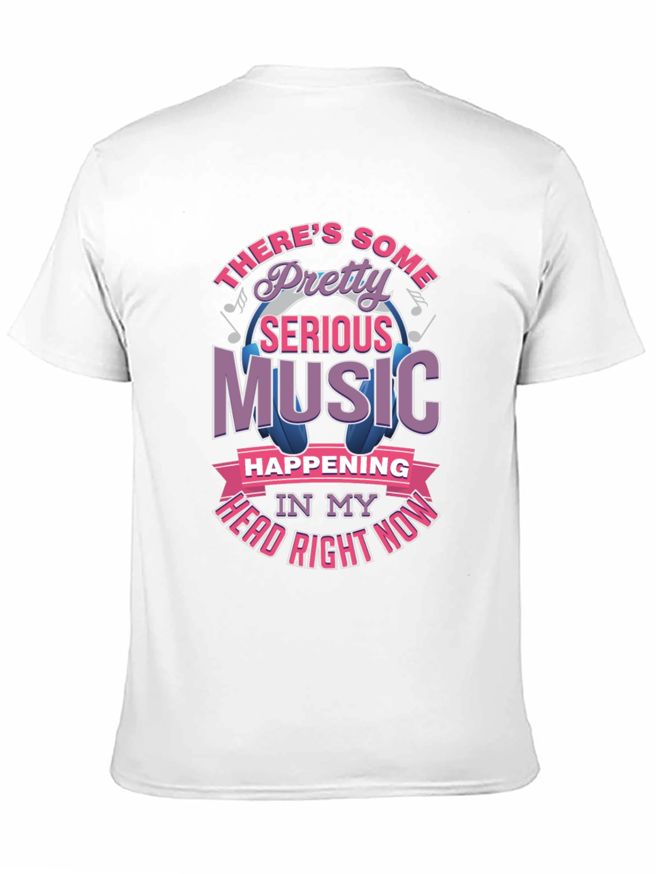 Music Head T-Shirt - Pretty Serious Sounds Tee