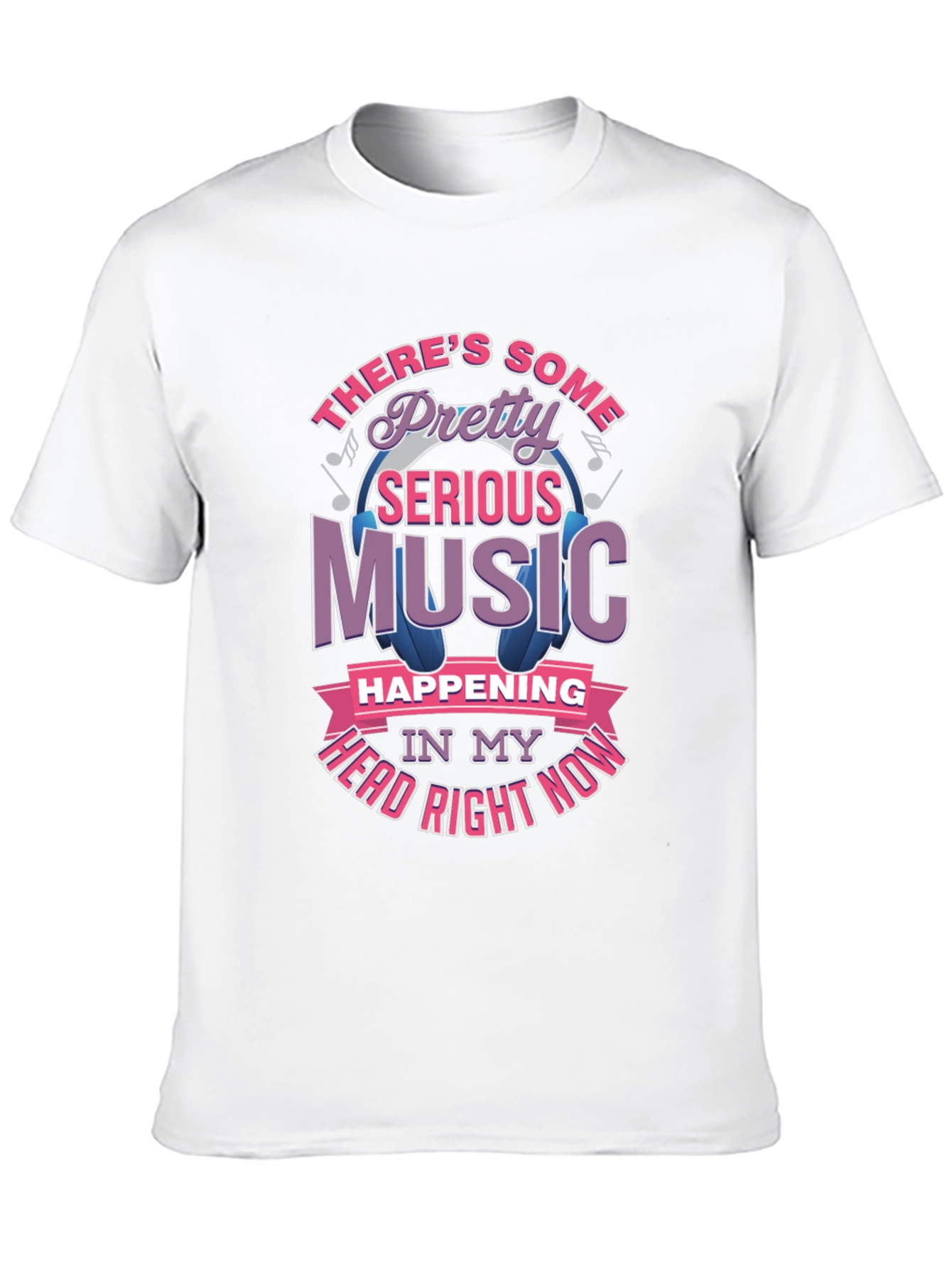 Music Head T-Shirt - Pretty Serious Sounds Tee